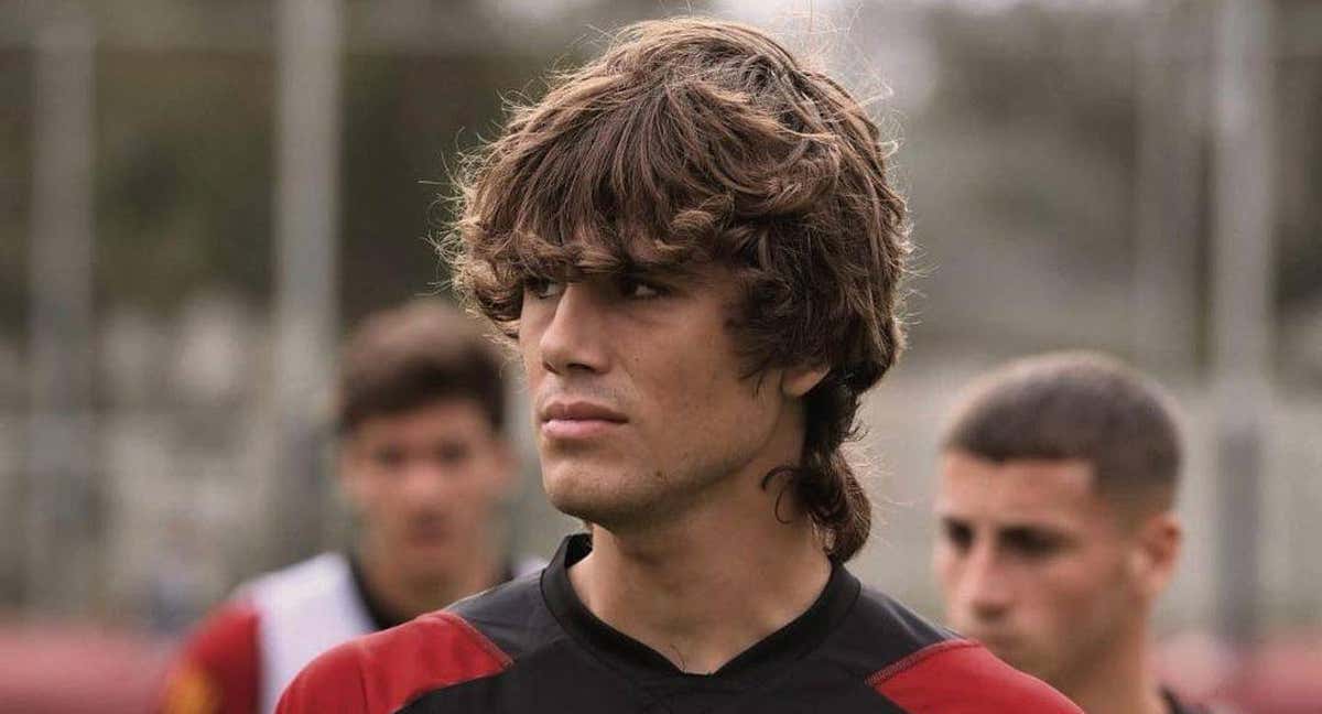 Julen Jon Guerrero, con la Roma.