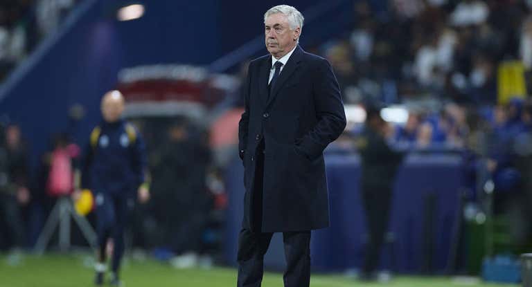 Carlo Ancelotti, durante el Real Madrid-Atlético de Supercopa.