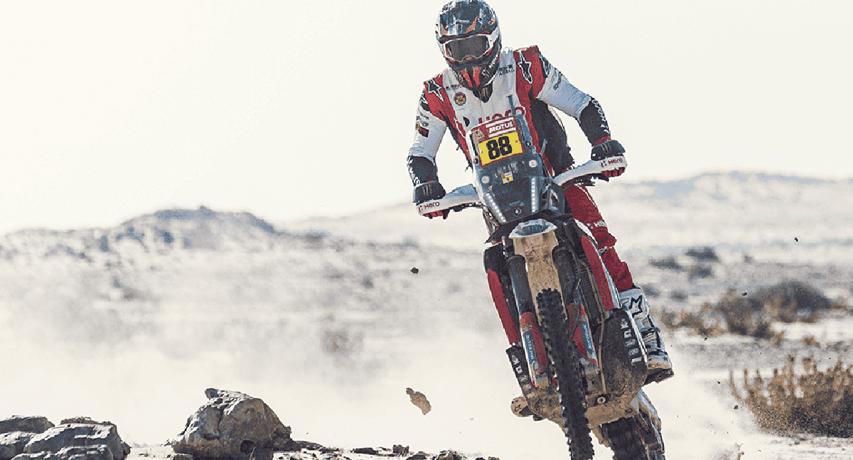 Joan Barreda, durante la quinta etapa del Rally Dakar 2024. /Hero