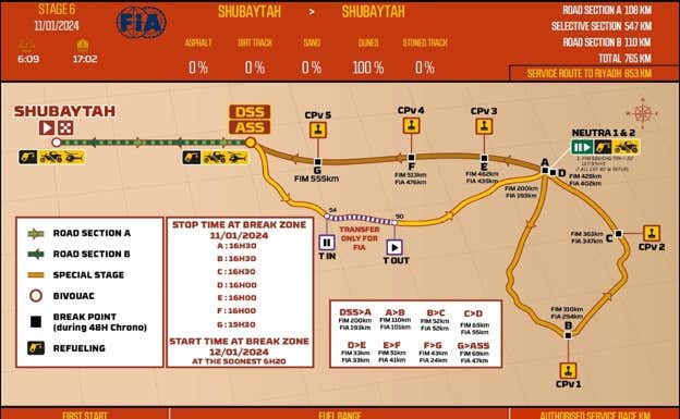 Recorrido de la Chrono 48h en el Empty Quarter para el Dakar 2024.  A.S.O.