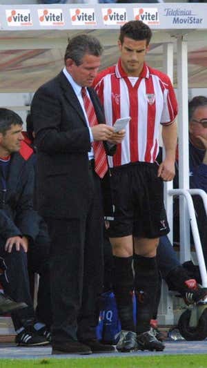 Heynckes da instrucciones a Ocio. Archivo