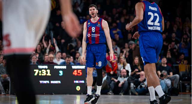 Darío Brizuela desata su mejor versión con el Barça y el Baskonia no falla en casa ante el Olympiacos
