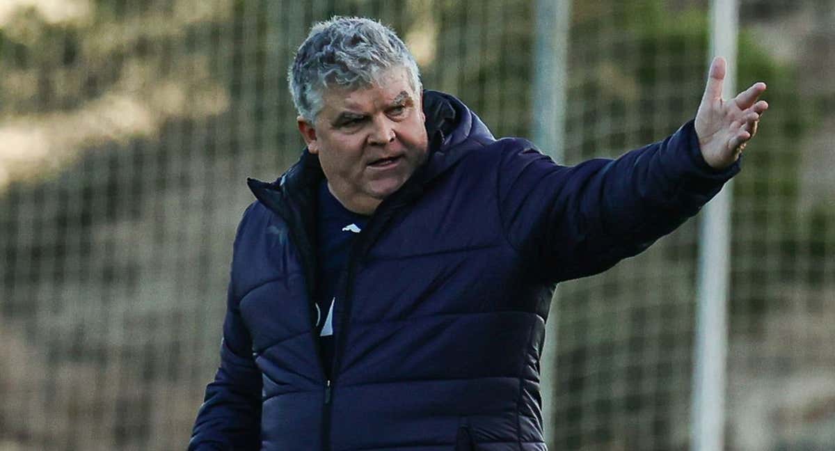 Onésimo, en uno de los entrenamientos de las Sesiones AFE de esta semana.