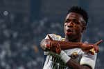 Hat-trick de Vinicius con dedicatoria a Cristiano