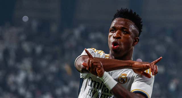 Hat-trick de Vinicius con dedicatoria a Cristiano
