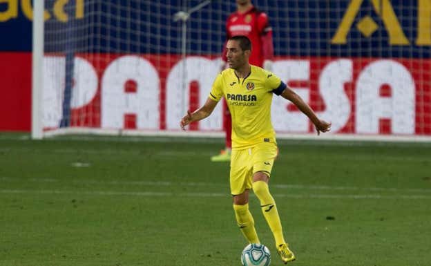 Bruno, en un Villarreal-Sevilla de la temporada 2020.  EFE