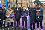 La última locura de la Hexagon Cup: una pista de pádel en plena Plaza de Colón en Madrid