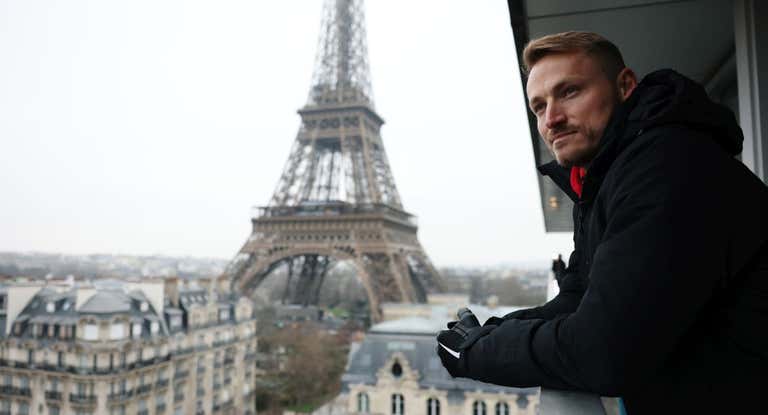 Marcus Cooper, en París.