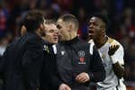 Vinicius contra todos: Simeone y el brasileño terminaron con bronca el tiempo reglamentario