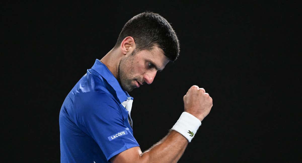 Djokovic alcanza los 100 partidos en el Open de Australia.