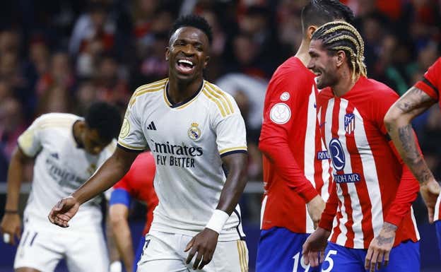 Brasil contra Argentina, Vinicius contra De Paul, en el clásico.  REUTERS