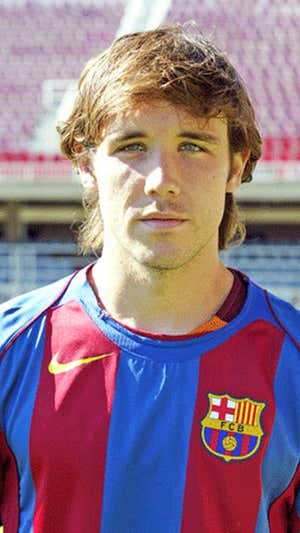 Verdú, exfutbolista del Barça.  FCB