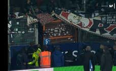 Los aficionados del Stuttgart provocan un caos en el partido contra el Bochum por una pancarta