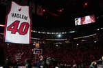 Miami Heat retira la camiseta de Udonis Haslem, que ya es leyenda en casa