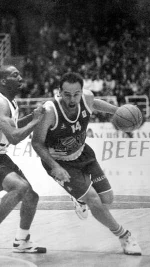 Oscar Schmidt en su etapa en el Forum Valladolid.  ARCHIVO