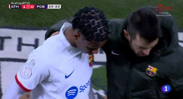 Balde, al borde de las lágrimas tras romperse: su cojera, muy mal presagio