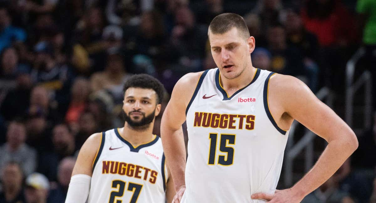 Jokic, durante el partido de esta noche. /EFE