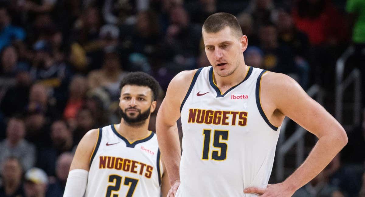 Jokic, durante el partido de esta noche.