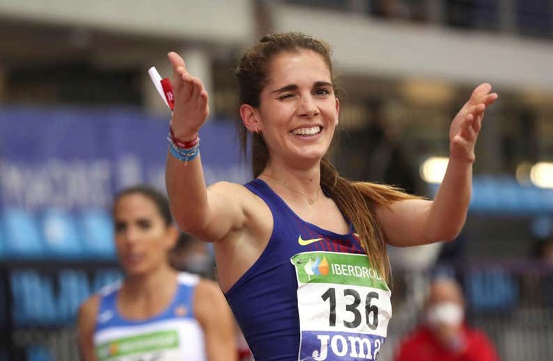 Marta García firma el récord de España de 5.000 metros en pista corta