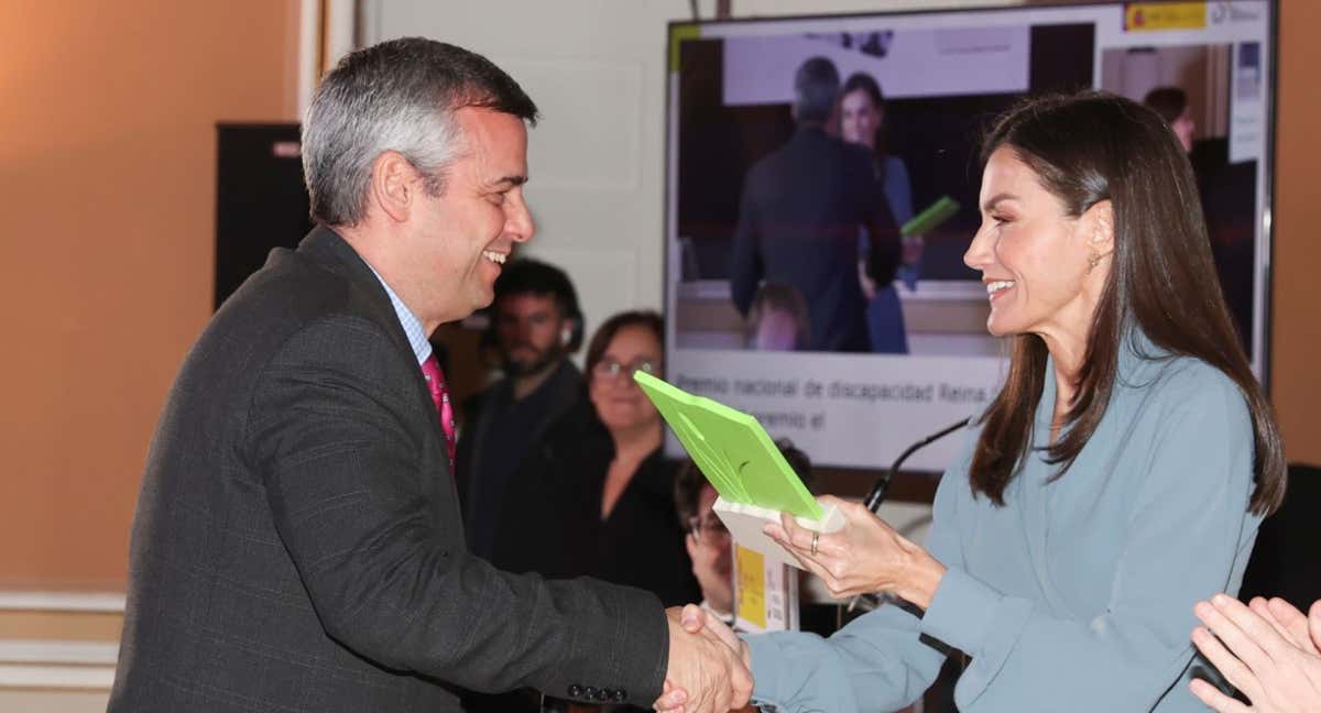 Luis Leardy y la reina Letizia.
