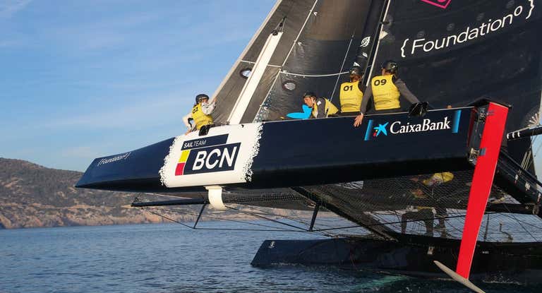 El equipo femenino vuela en el GC32.