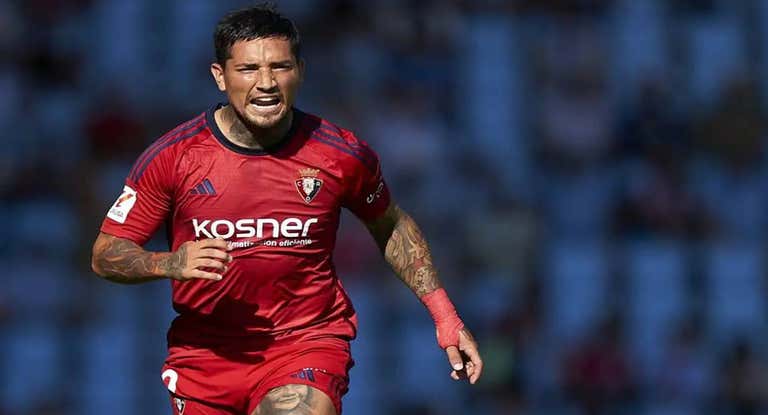 El delantero de Osasuna Chimy Ávila.