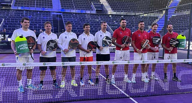 El derbi madrileño se empieza jugando en una pista de pádel