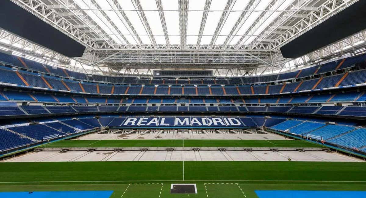 Estadio Santiago Bernabéu.