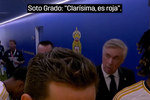 DAZN pide perdón por el “clarísima, es roja” de Soto Grado sobre el manotazo de Rodrygo: “Transcribimos mal”