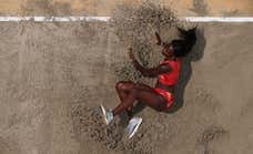 Fátima Diame y la cuenta atrás para su gran salto de medalla: «Lo he hecho en entrenamientos»