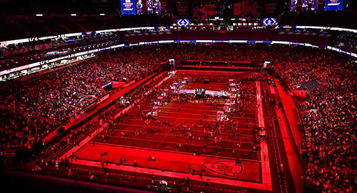 El estadio de Las Vegas, durante un evento estos días.
