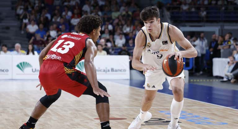 Hugo González, durante un partido esta temporada.