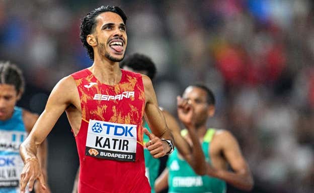 Mo Katir, durante el Mundial de Budapest de 2023. REUTERS