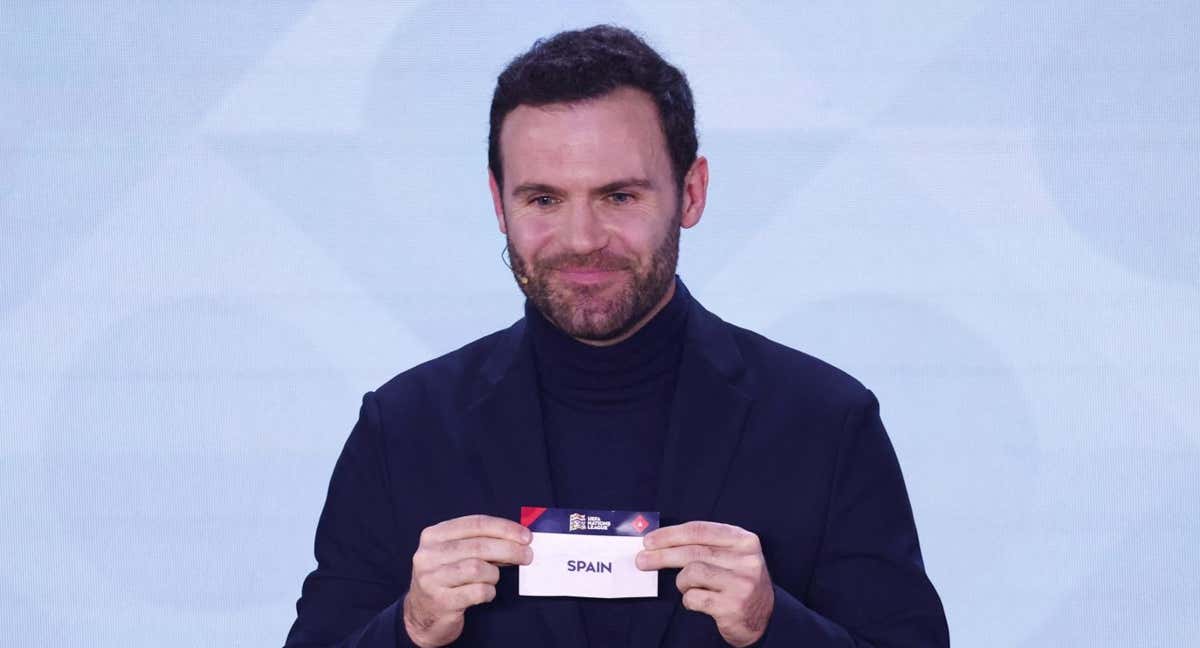 Juan Mata sorteó la Liga A.