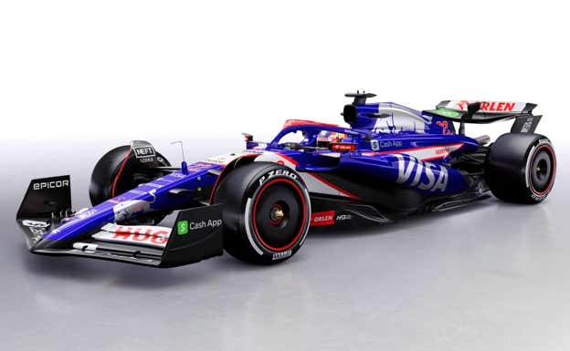 Render del VCARB 01 para la temporada 2024 de F1.  Red Bull Content Pool