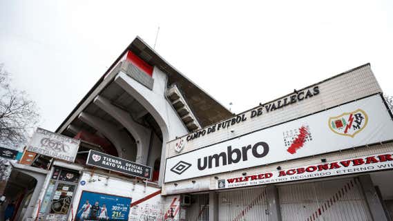 El Estadio de Vallecas./