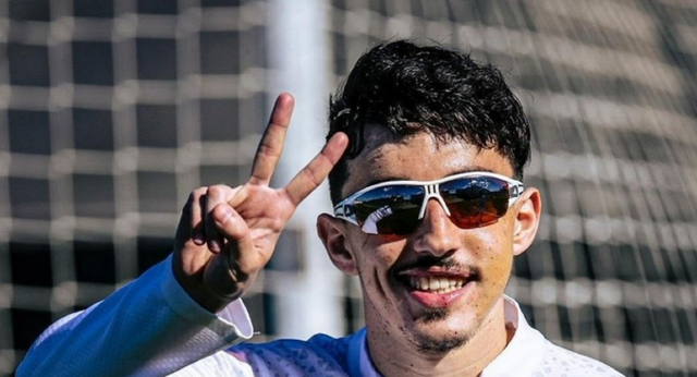 Diego López, operado hace seis días… ¡Gafas de sol y a entrenar!