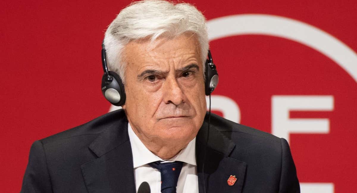 Pedro Rocha, presidente de la Comisión Gestora de la RFEF.