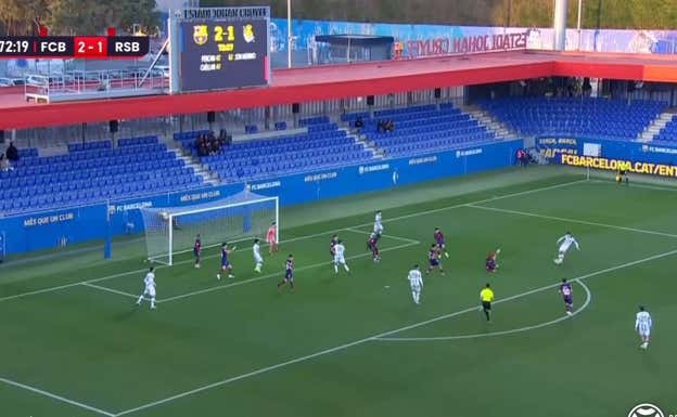 Dani Rodríguez en la frontal se queda como el jugador descolgado del equipo.  WYSCOUT