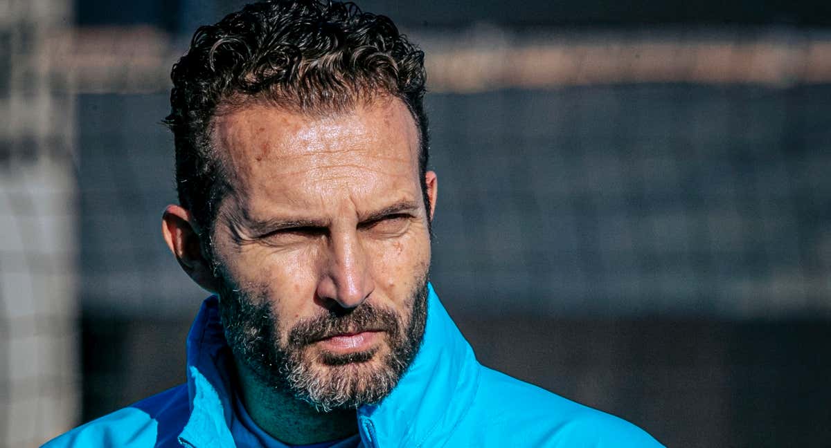 Baraja en un entrenamiento. /Valencia C.F