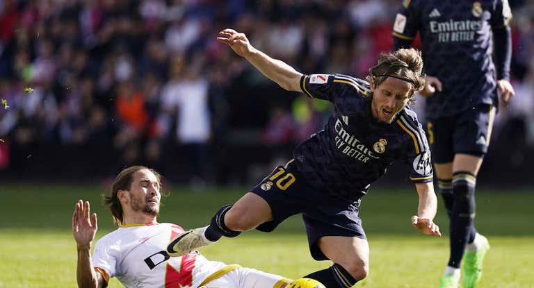 Luka Modric, ante el Rayo.