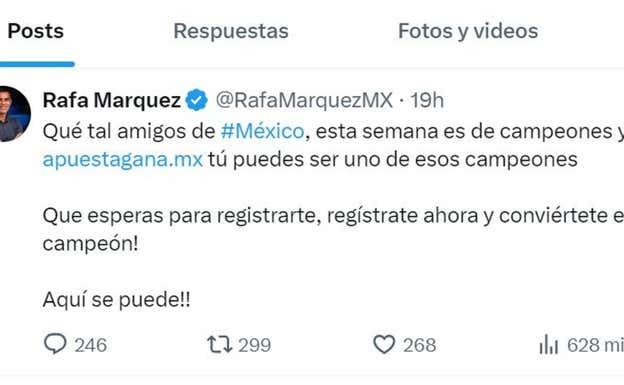 Uno de sus tuits ya borrados.  RELEVO