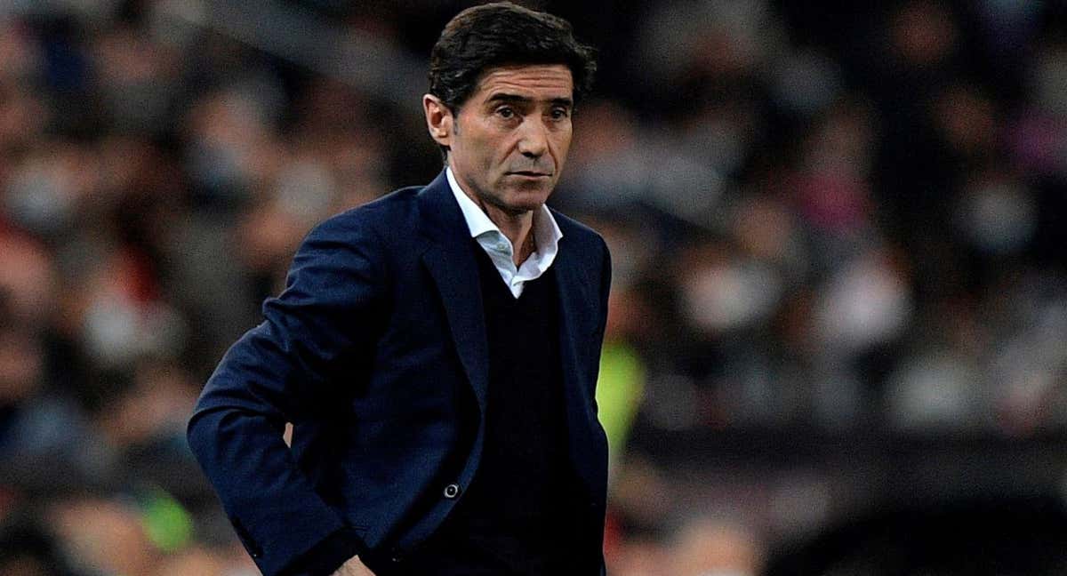 Marcelino, durante un encuentro esta temporada.