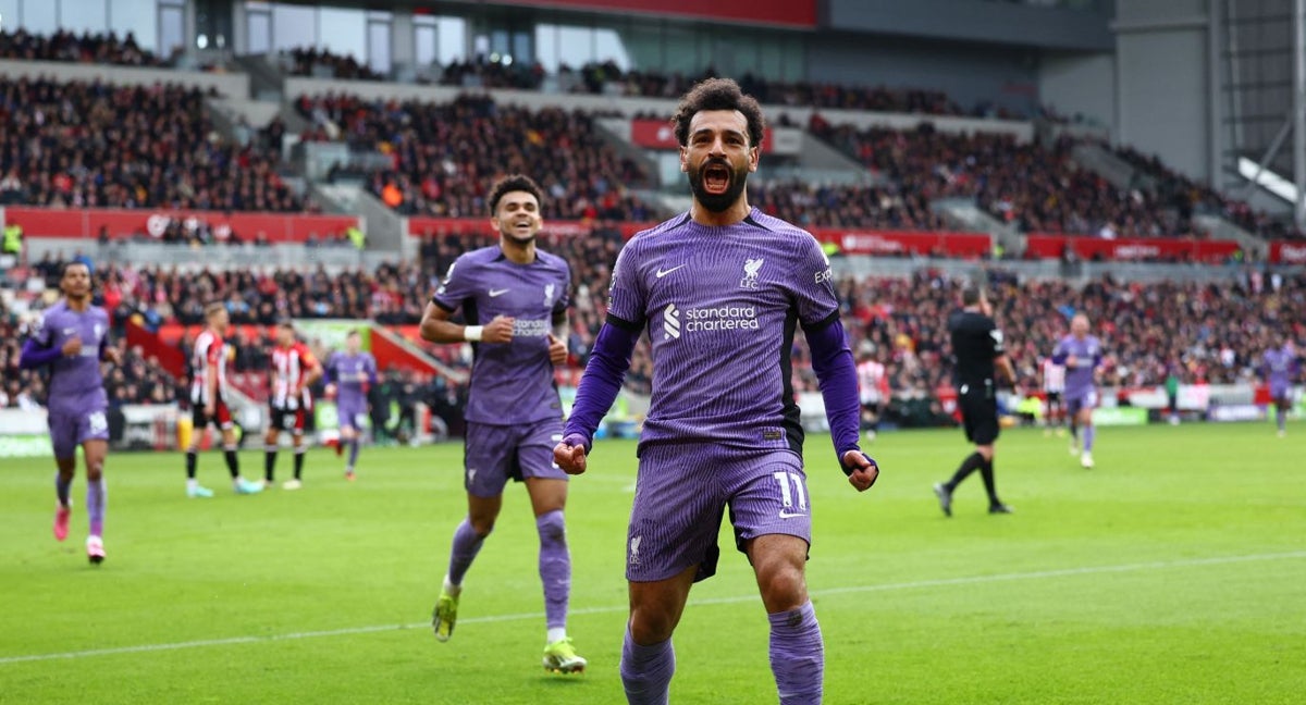 Mohamed Salah, figura y goleador del Liverpool.