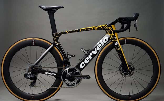 La Cervelo S5 del Team Visma-Lease a Bike. TEAM VISMA