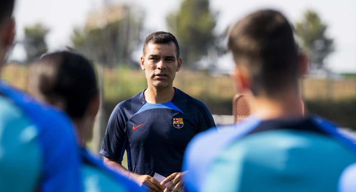 Rafa Márquez durante un entrenamiento. /FCB