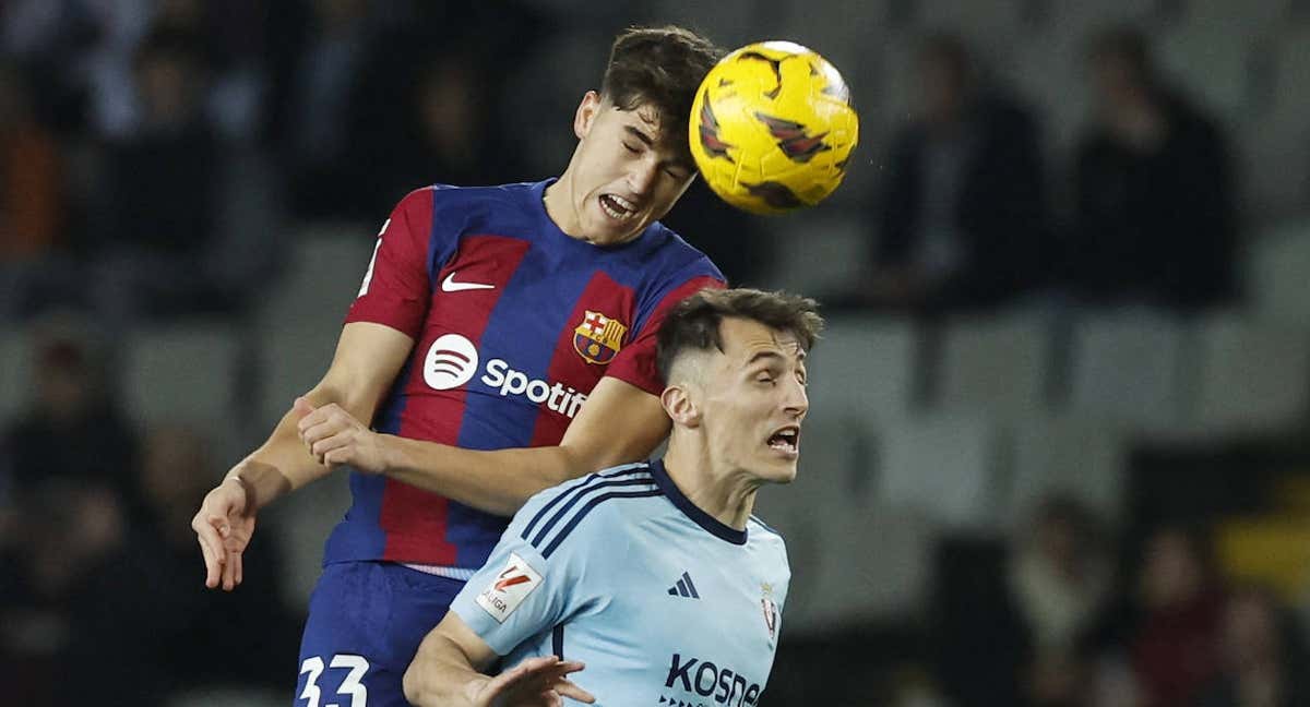 Cubarsí, ante el Celta./REUTERS