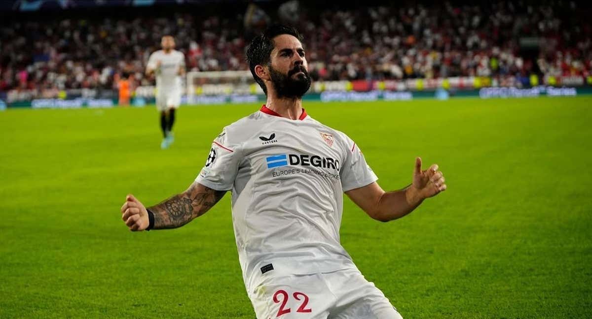 Isco en su breve etapa en el Sevilla.
