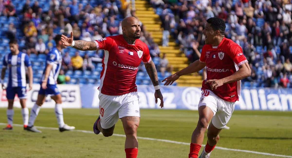 Rafael Martins anotó un gol a los 5 segundos de la reanudación./Santa Clara