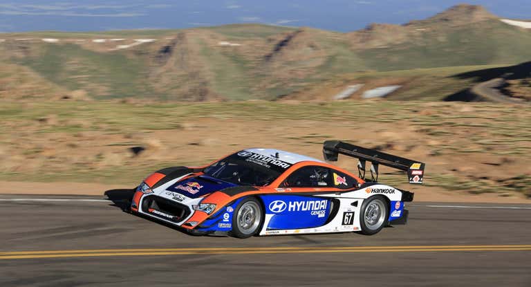 Prototipo con el que Hyundai corrió hace unos años en Pikes Peak.